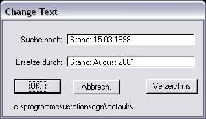 MicroStation V8 VBA Visual Basic Texte ersetzten